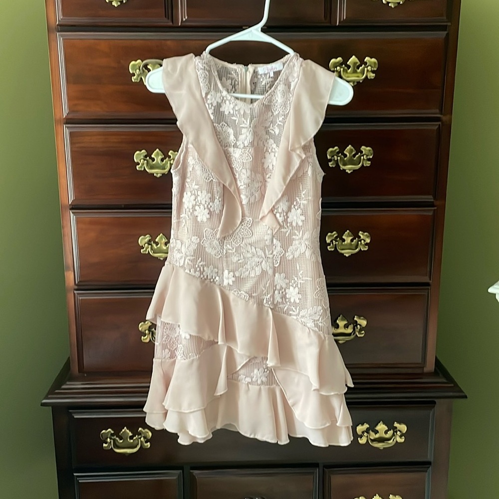 Parker pale pink dress. Like new.